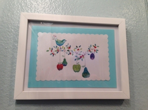 Can you tell it's a framed greeting card?
